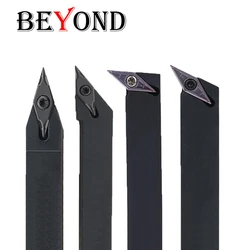 BEYOND SVJCR SVVCN SVQCR SVUCR Suporte de ferramenta de torneamento externo Insertos de carboneto CNC Haste VCMT SVJCR1010H11 12 16 20 25 Cortador de torno
