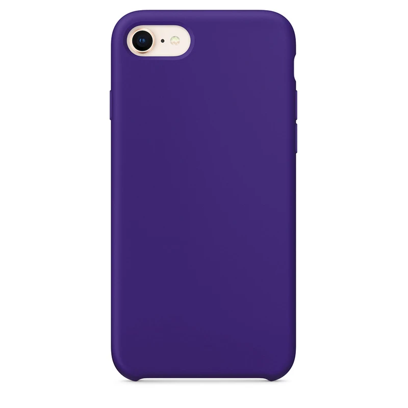 02 Deep Purple Фирменный силиконовый чехол для телефона для iPhone XR X XS Max 7 8 6 6s Plus чехол s для Apple iPhone 11 Pro Max с логотипом задняя крышка - Цвет: 02 Deep Purple