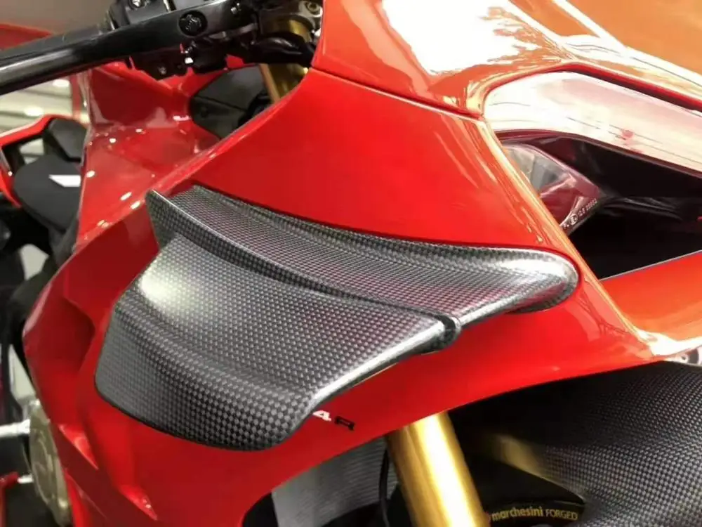 Winglet Aerodynamik Flügel Avio Faser für Ducati Panigale V4 V4R 2018-2020