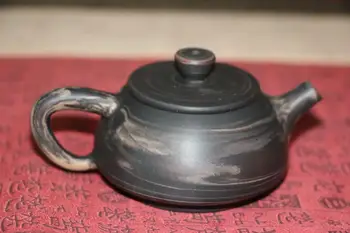 

Jianshui ceramic puer tea pot ZI TAO MINI teapot SHI PIAO number 4 for pu er oolong 80-85 ml