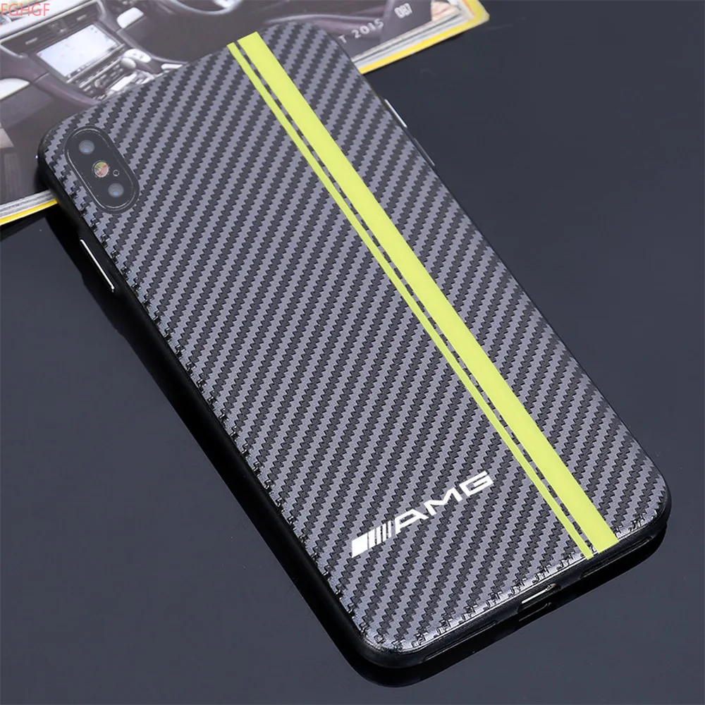 Хит продаж чехол из углеродного волокна для iphone 6 plus 7 7plus 8 8plus X XR XS Max роскошный