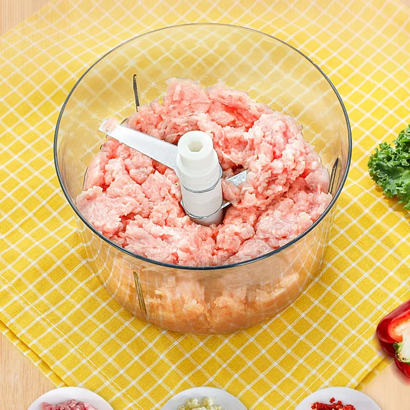 1000 мл ручная мясорубка ручной шейкер Потяните пюре овощные пельмени фарш маленькая кухонная машина артефакт