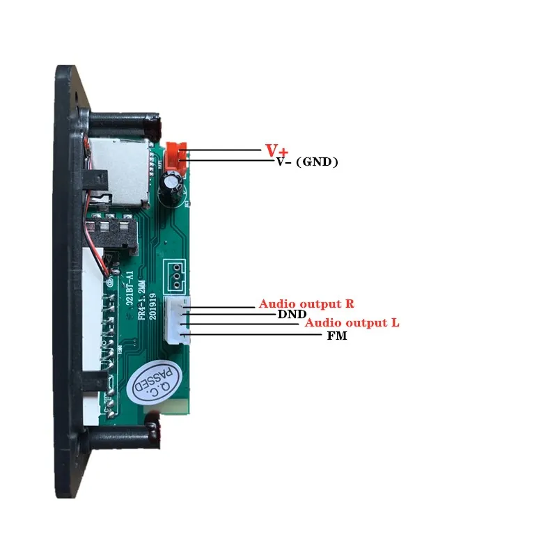 MP3 декодер с цветным экраном 5В 12В ARuiMei плата WMA WAV FLAC APE Bluetooth плеер USB TF FM радио