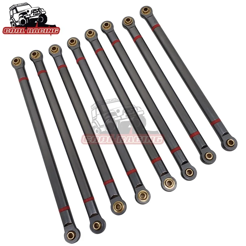 

Axial Scx10 Aluminium Alloy Pulling Rod Set 313mm Wheelbase Support Metal up And down Bar Upgrade Modification