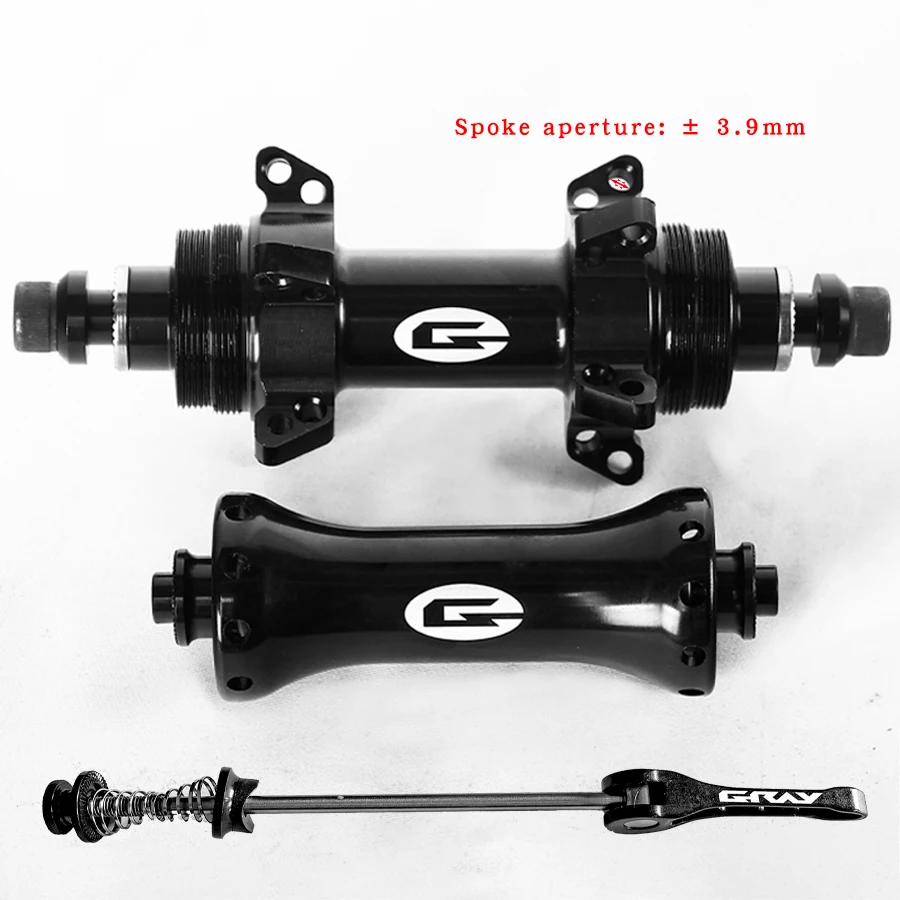 High quality brand fixed gear hub aluminum alloy sealed bearing 100 / 120mm 20 / 24 / 32 holes titanium alloy wheel hub