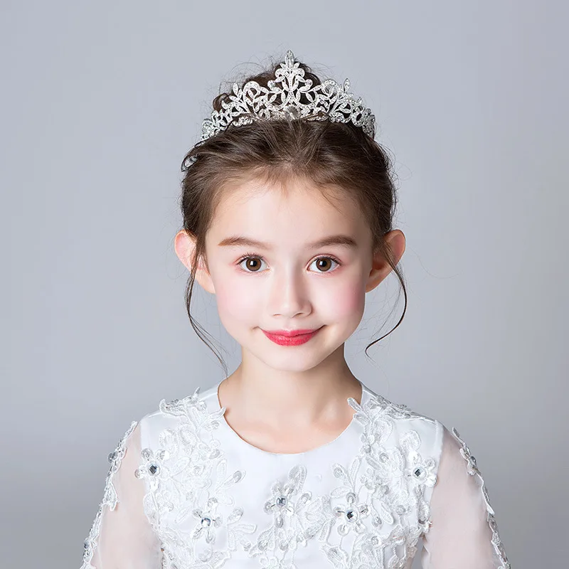 

Children Crown Hair Ornament Baby Accessories Princess Barrettes Hair Bands GIRL'S Headband Performance Accessories Girls Headdr