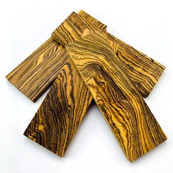 

2pieces Mexican Golden Sandalwood for DIY Knife Handle Making Material / Knife Handle Patch Material 120x40x8mm