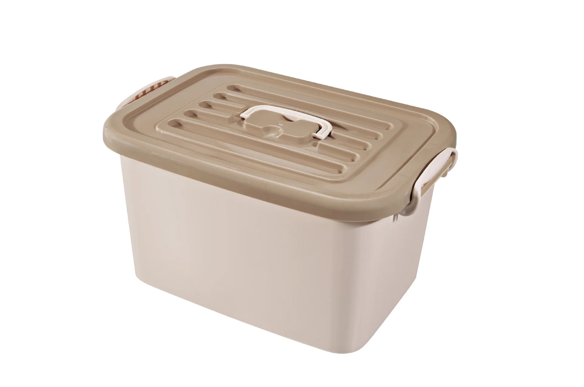 Chaocheng Manufacturers Direct Selling Us Home Storage Box 6L-18L Transparent Solid Color Plastic Box Northern European-Style Co