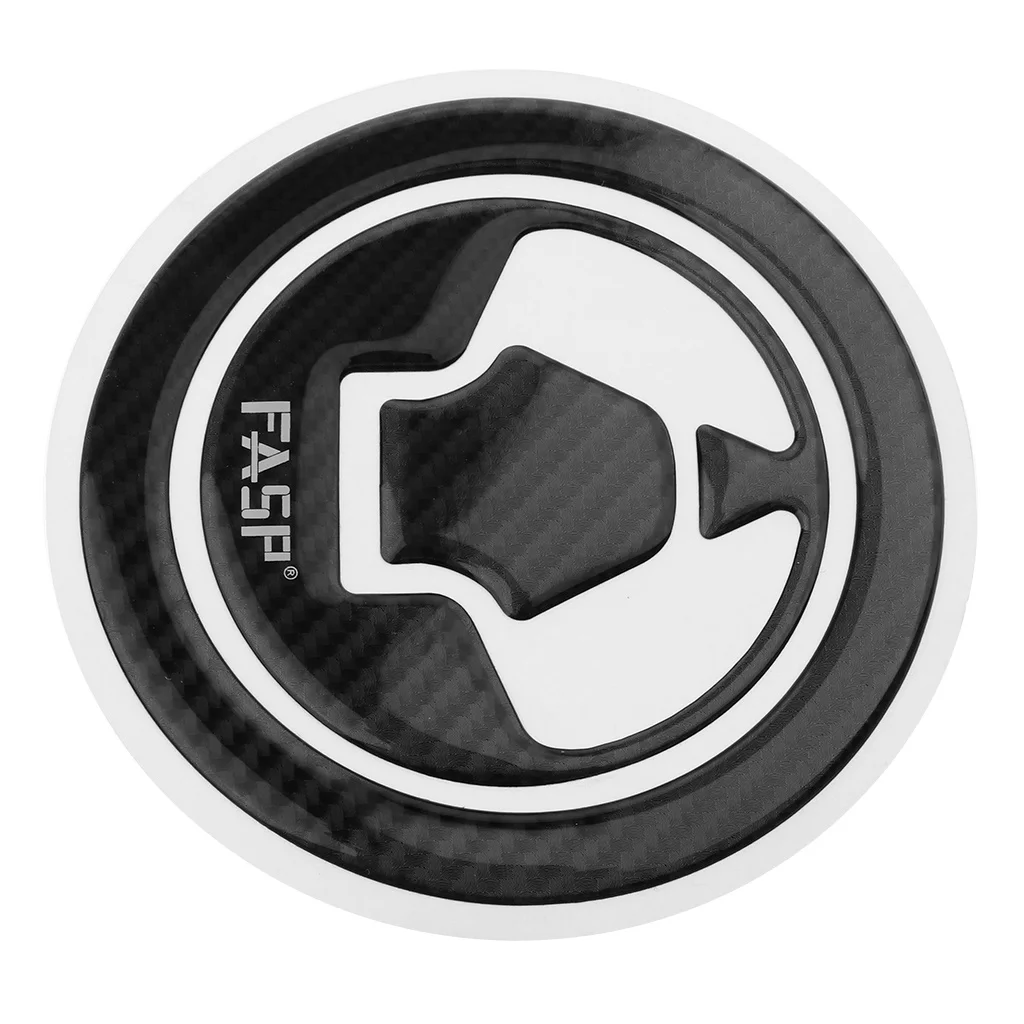 Real Carbon Fiber Gas Cap Cover Pad Fuel Tank Sticker Decal Gas Cap Protector for Kawasaki ER6N Z650
