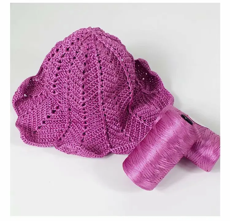 100g/Ball Summer Flat Wide Yarn For Knitting And Crochet Scarf Sweater