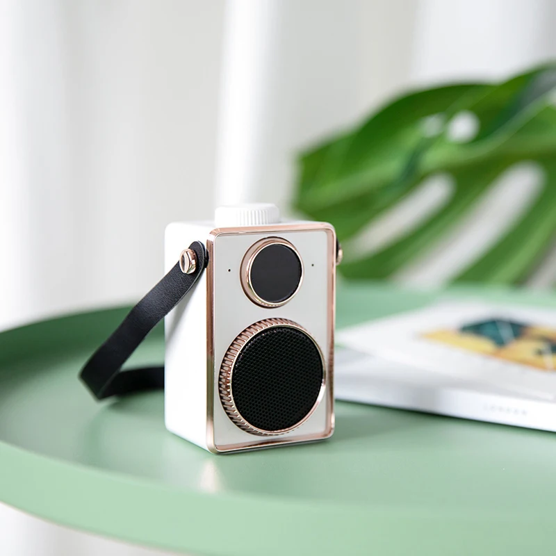 Ретро беспроводной Bluetooth динамик мини стерео Bluetooth открытый объемный звук для телефона планшета ноутбука Подключение компьютера