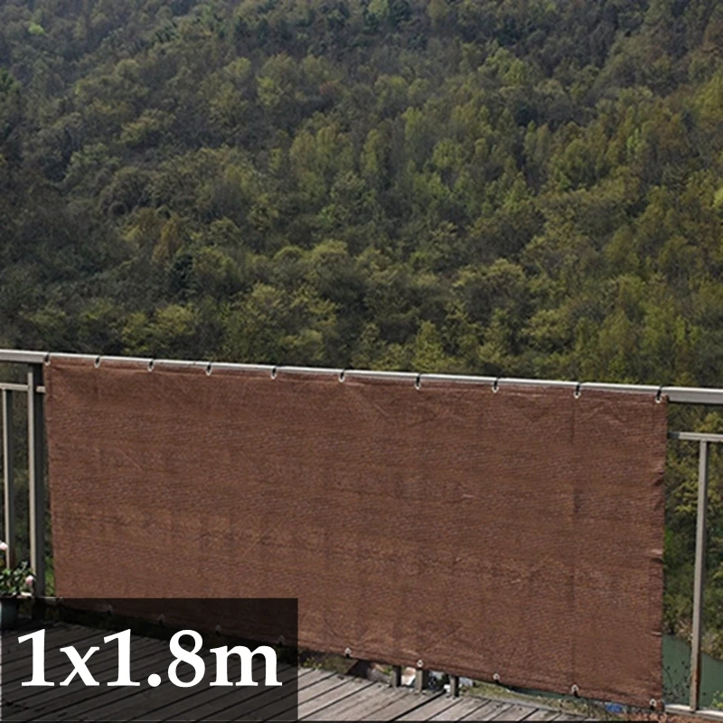 1x1.8m Солнцезащитный навес для кемпинга, навес для окна, навес, дверь, окно, навес, забор, затенение, сетка, балкон, уединение, украшения, аксессуары - Цвет: 1x1.8m