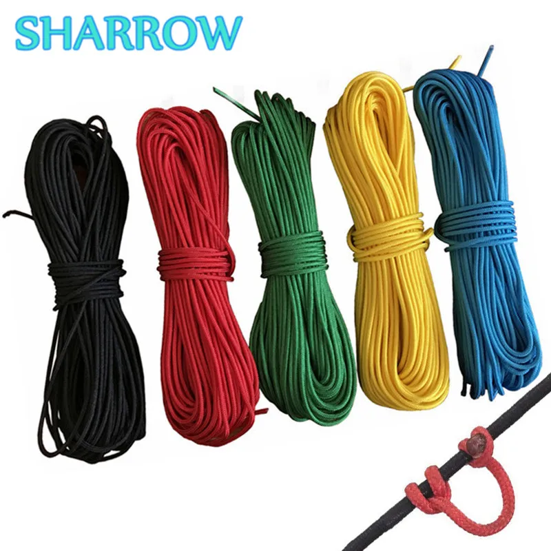 

6 Meter Archery Nocking D Loop Rope String Cord Bow Release Material Nock For Compound Bow Outdoor Shooting Training Accessories