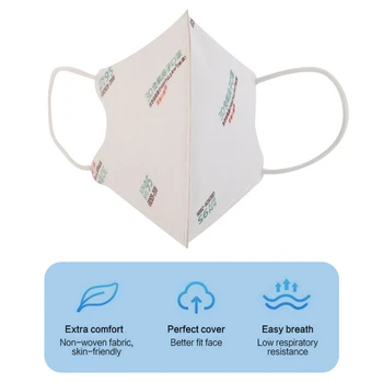 

Fashion Letter Dust-Proof Mask with Elastic Ear Loop Particulate Respirator Protective Safety Masks for Women and Men