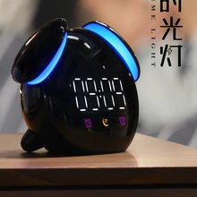 Прикроватные часы бесшумные светящиеся электронные часы-будильник Многофункциональный Детский будильник цифровые часы милые часы