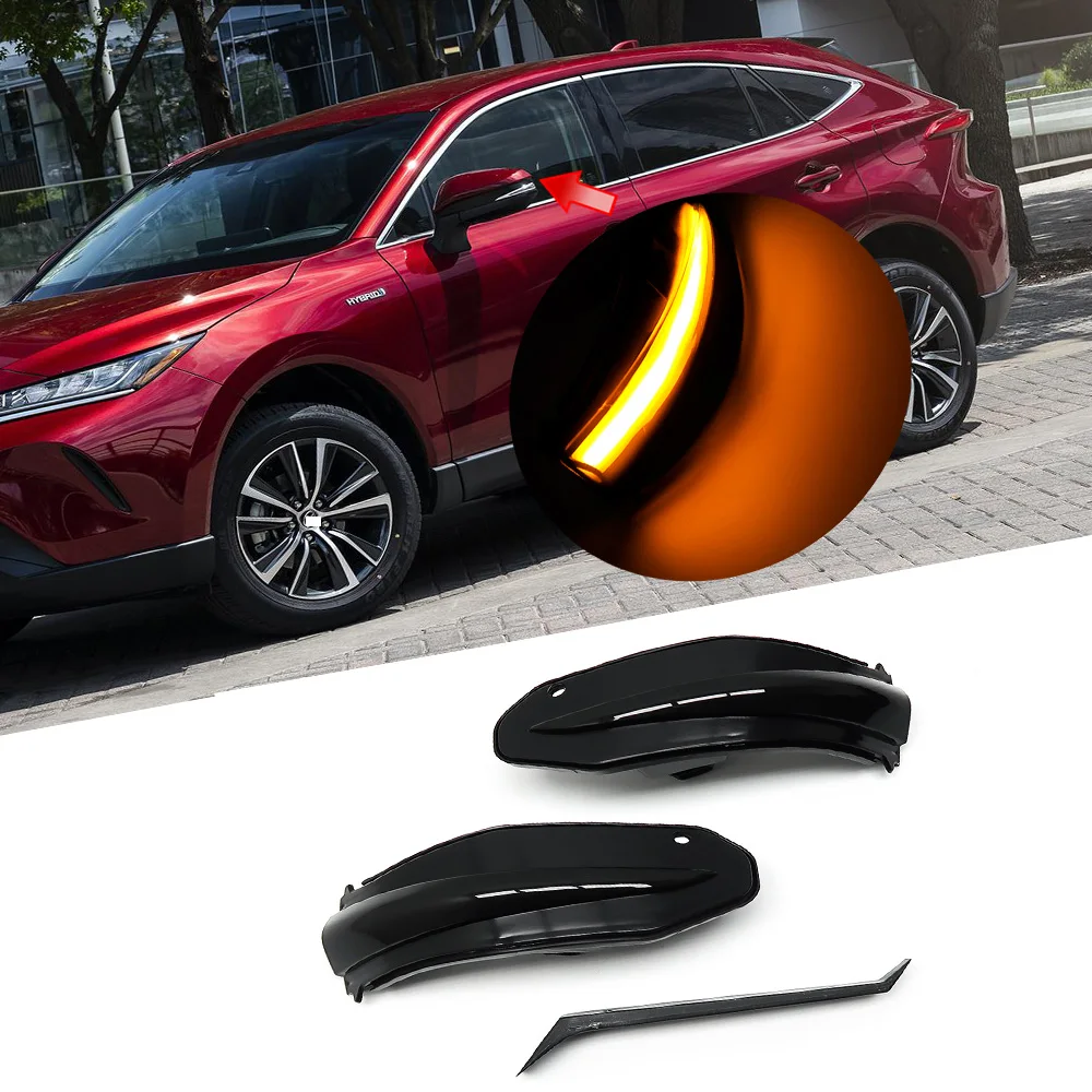 

2 шт., автомобисветодиодный Светодиодные поворотники для Toyota Venza XU80 2021
