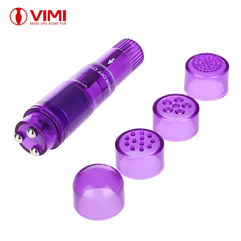 

MG-121 Cheap G-point Vibrating Stick Four Different Heads Multiple Choice Massager Toys for Woman