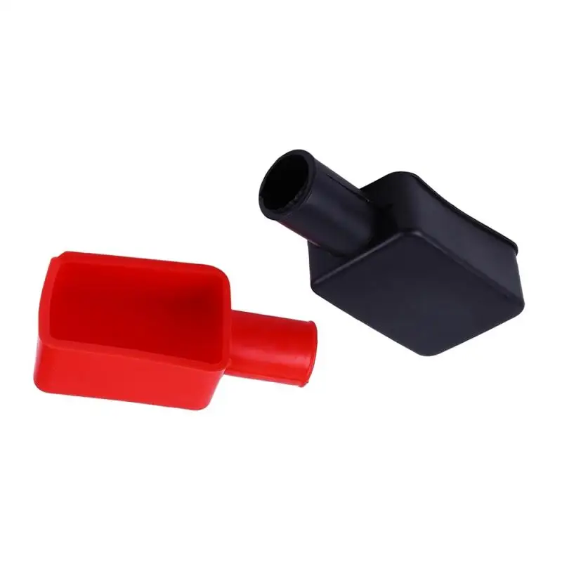 Car Battery Accessories Battery Terminals 2PCS Car Battery Negative Positive Terminal Covers Replacement Insulating Protector Terminal Batteries Accessories