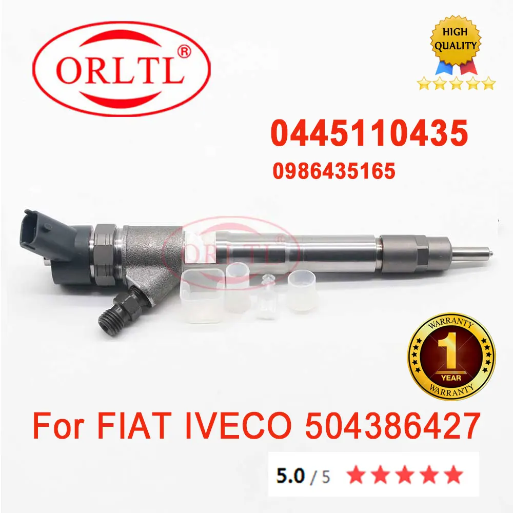 

0445110435 Common Rail Sprayer Injection 0 445 110 435 Diesel Injector Fuel Nozzle 504088755 For Bosch FIAT IVECO 504386427