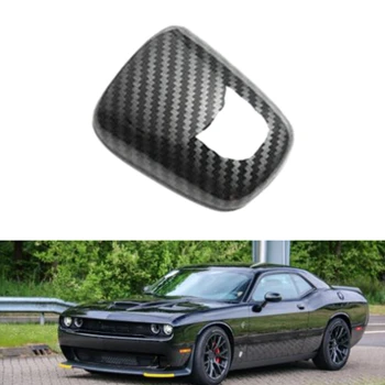 

For Dodge Challenger 2015-2020 Gear Shift Knob Handle Sleeve Cover Trim Car Styling