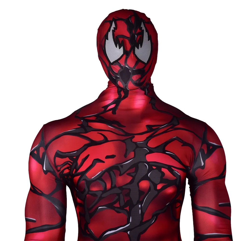 Фильм Venom 2 Carnage Cletus kaady Косплей Костюм Megamind Плотный Комбинезон для взрослых и детей маскарадная одежда для сцены