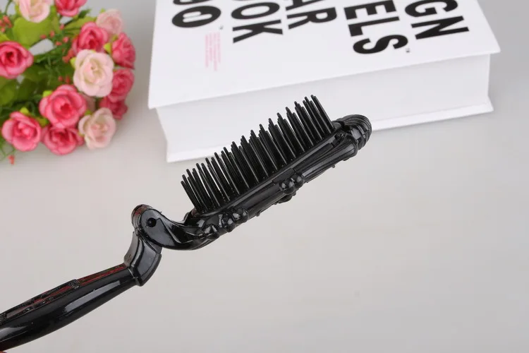 C28 South Korea New Style Anna Series Creative Convenient Storage Rose Portable Folding Qiao Magic Comb Wholesale