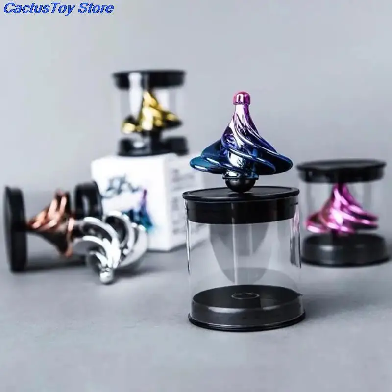 Spinner Gyro Toy Inertial Fingertip Stunt Gyroscope Wind-driven Gyro Toys
