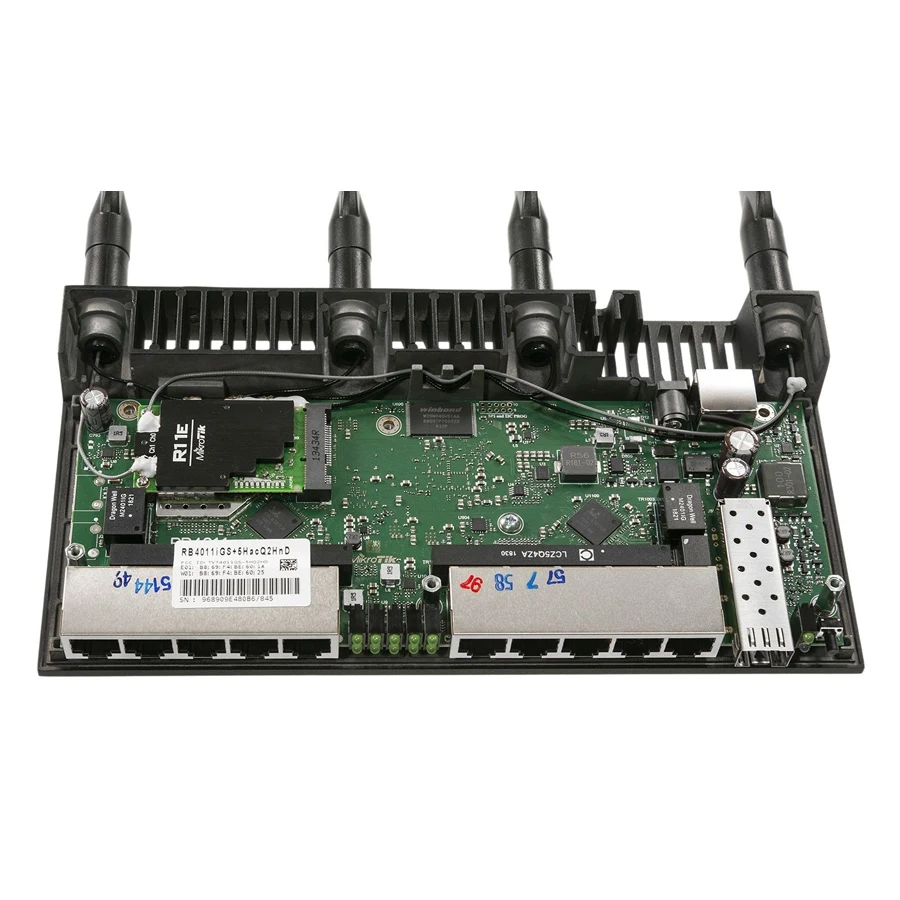 Роутер MikroTik RB4011iGS+5HacQ2HnD-IN AC2000 черный