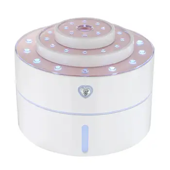 

USB Air Humidifier 7 Colors Lamp Diffuser Humidifiers Air Purifier Atomizer Intelligent timed power-off protection 1028