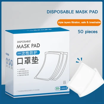 

Disposable Soft Mask Replacable Mouth Face Masks Pad Anti PM 2.5 Anti Influenza Breathing Safety Mask Inner Gasket