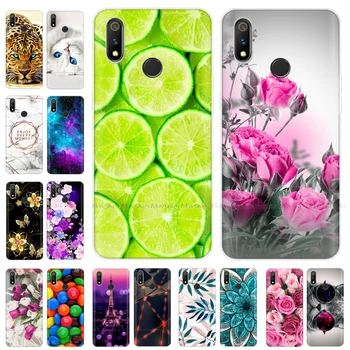 Перейти на Алиэкспресс и купить Чехол для OPPO Realme 3 Pro, мягкий силиконовый чехол для телефона чехол для OPPO Realme 3 C3, задняя крышка Realme3 3Pro, чехол s