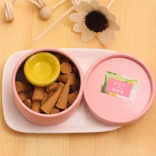 Пагода натуральные благовония помогает сна палочка ароматерапия сандаловое дерево Роза Арома парфюмерный набор лоток для специй бытовые духи набор