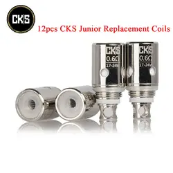 12 шт.! Heavengifts CKS Dagger Junior сменная катушка 0.6ohm/1.0ohm сетчатая катушка электронная Eigarette катушка для вейпинга для CKS Junior Pod