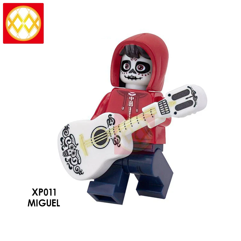 20 шт. известный DJ Marshmallow микрофон AIM Agent Kiss Band строительные блоки DIY Модель экшн-игрушки коллекция для детей Подарки - Цвет: Лиловый