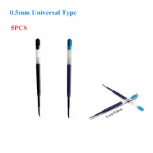 5 шт., 424 черные, голубые чернила, гелевая ручка, заправка, l98мм, перезарядка, замена для металлической шариковой ручки, нейтральная Заправка для офиса, школы