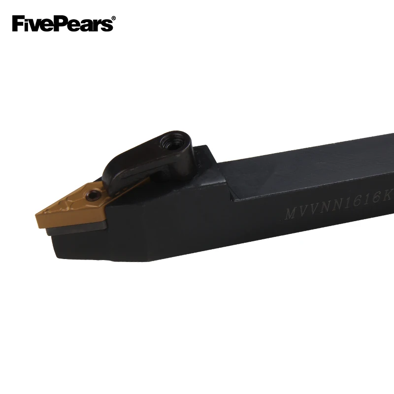 

FivePears MVVNN1616K16/MVVNN2525M16 Toolholder External Turning Tool Holder CNC Lathe Arbor