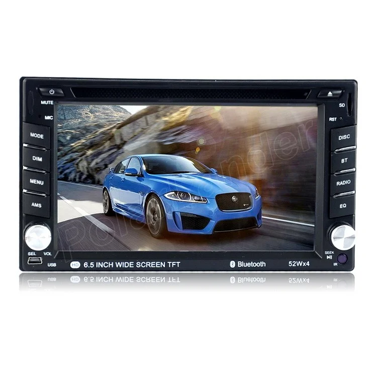 Авторадио, автомобильный dvd-плеер, Bluetooth, громкая связь, радио, Кассетный плеер, USB, SD AM, FM, 7 языков, сенсорный экран, 2 Din, 6,5 Дюймов