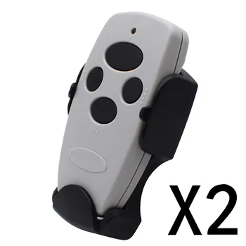 

2 pcs DOORHAN remote control TRANSMITTER 2 Garage door control 433mhz remote control key chain for obstacle rolling code