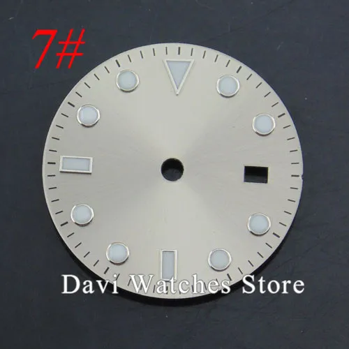 28,5 мм часы комплект с циферблатом ETA 2836/2824 Mingzhu DG2813, DG3804 Move Мужские t аксессуары для часов - Цвет: No7