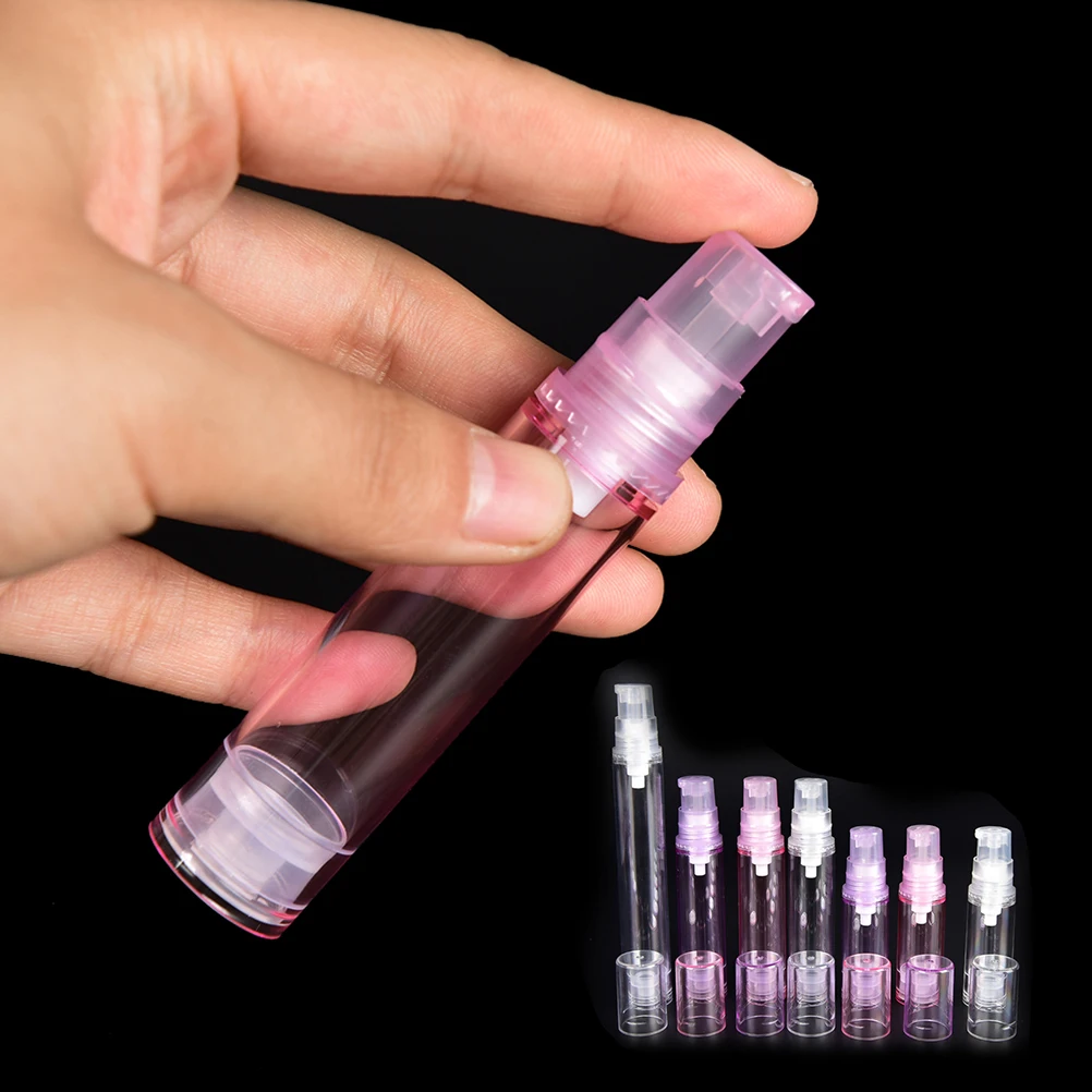 

AACAR 1PC vacuum pressure emulsion bottle with lotion pump on travelling cosmetic packaging Empty airless pump plastic bottles