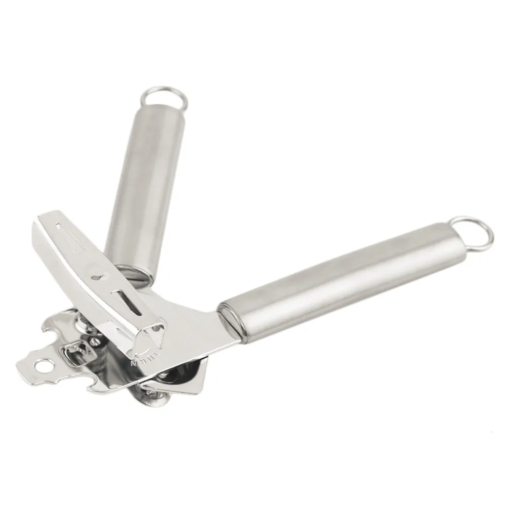 2017 Useful Stainless Steel Tin Can Opener Multifunctional Canned Food Opening Tools Portable Openers Knife Abridor New Arrival