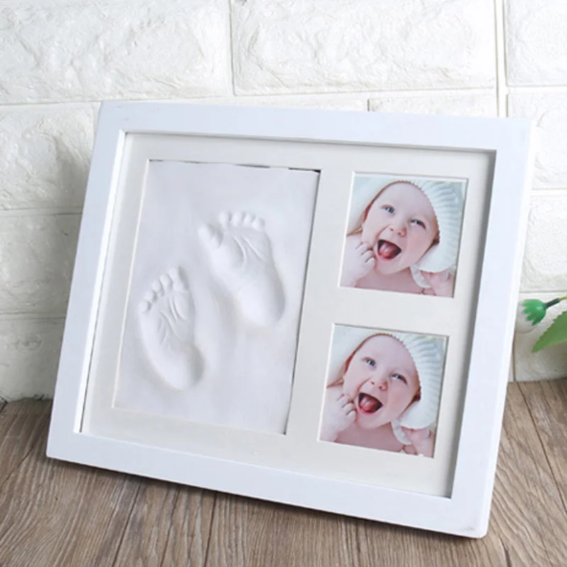 Molde de Tinta para Bebês Decoração de Casa com Estampa de Mão 3d para Bebês Porta-retrato Recém-nascidos Argila Macia 6 High Quality Mamãe e Bebê