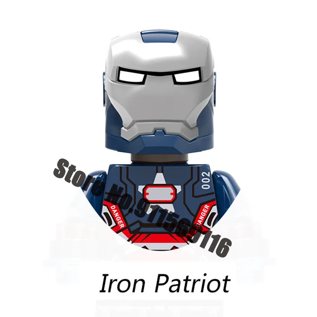 Superhero Iron Man Mark Building Blocks Bricks Tony Stark War Machine Ultron Action Figures Kids Toys Christmas Gifts H-X034
