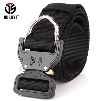 

1000D Thicken Nylon Tactical Rigger Belt SWAT Military Equipment Metal Buckle Knock Off Army Military Waistband Belt Width 3.8cm