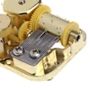 2025 New DIY Mechanical Musical Box Golden Movement+Screws +Castle In The Sky Key Gift 2