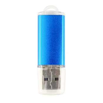 

Light Weight Gold & Blue & Green 4G USB 2.0 Bright Flash Drive Pen Memory Stick Thumb Disk Storage U-Disk 50x15x6 mm