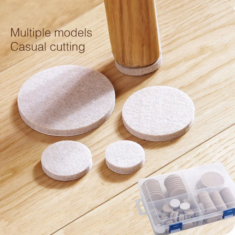 100 Pcs Chair Leg Pads Furniture Cover Floor Protector Mats 100 Pcs Chair Leg Pads Furniture