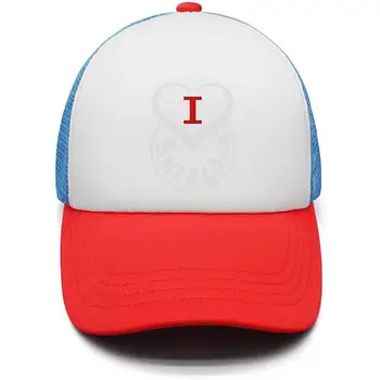 

Marinas I Heart Strawberries Youth Crawl Caps Adjustable New Hat for Boys Girls