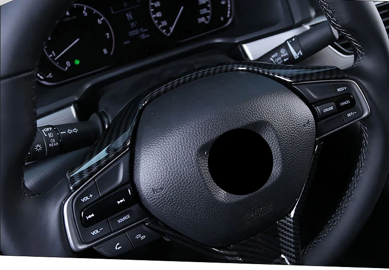 Автомобиль ABS пластик интерьер рулевого колеса Накладка для Honda Accord