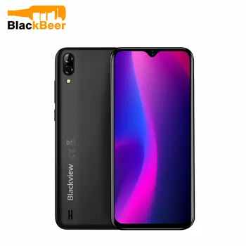Перейти на Алиэкспресс и купить Мобильный телефон Blackview A60 3g, Android 8,1, четырёхъядерный, 4080 мАч, 1 Гб + 16 ГБ, 6,1 дюйма, экран 19,2: 9, двойная камера